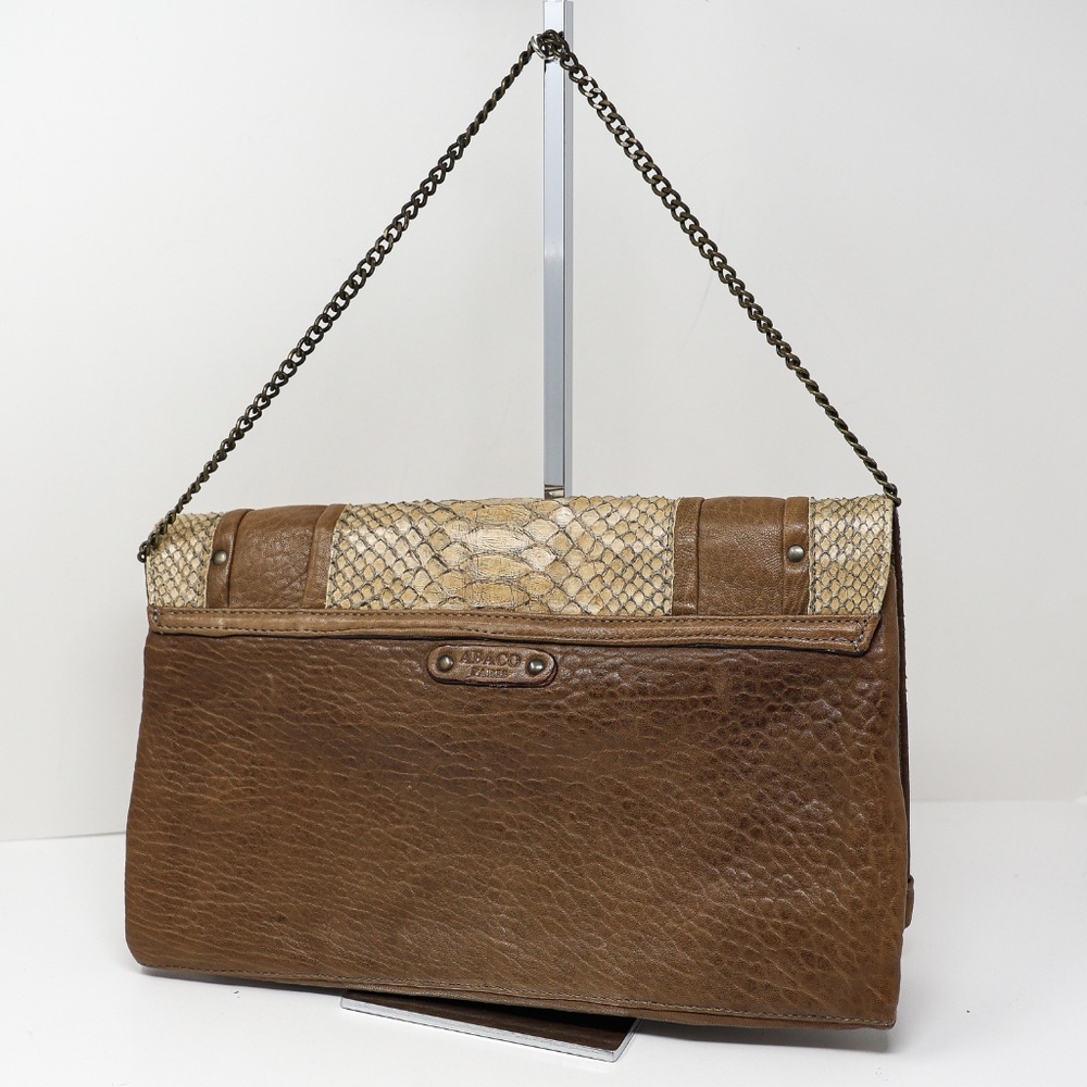 Abaco Paris Genuine Leather Snake Python Embossed… - image 3